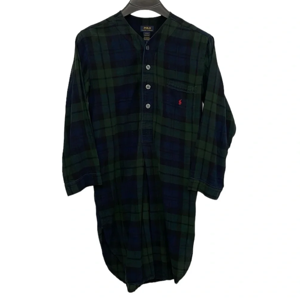 Polo Ralph Lauren men’s Size Small 100% flannel cotton night shirt.‎